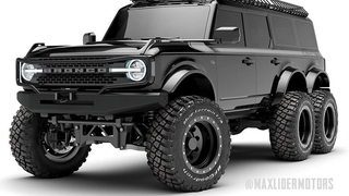 This Ridiculous Custom Ford Bronco May Be The Least Practical 6x6 Conversion Yet